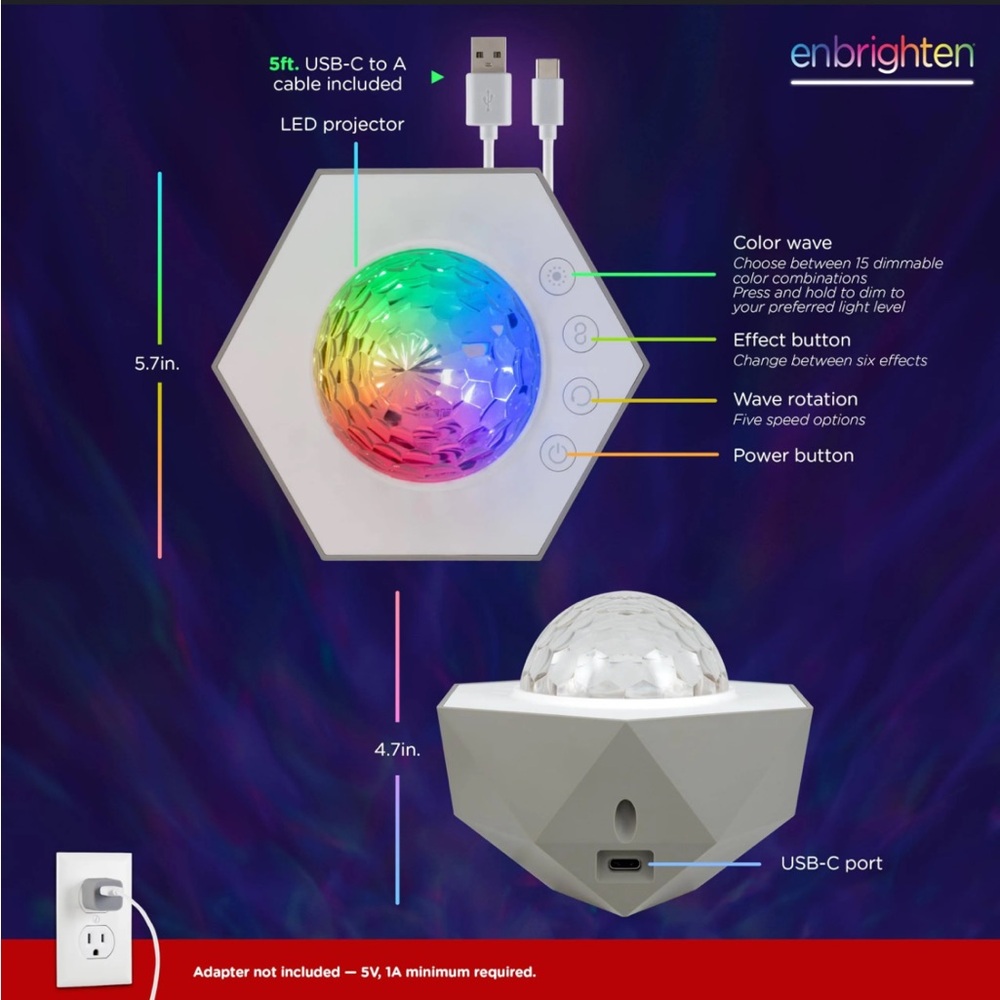 Galaxy Projector & Sound Machine Brand New